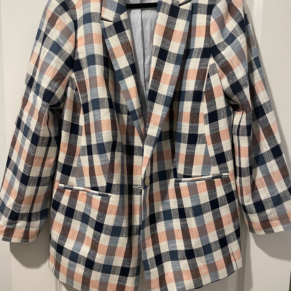 Talbots Plaid blazer size 20w
